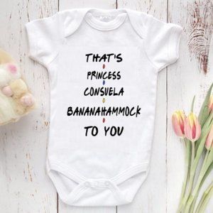 FRIENDS TV SHOW Bananahammock Baby Onesie